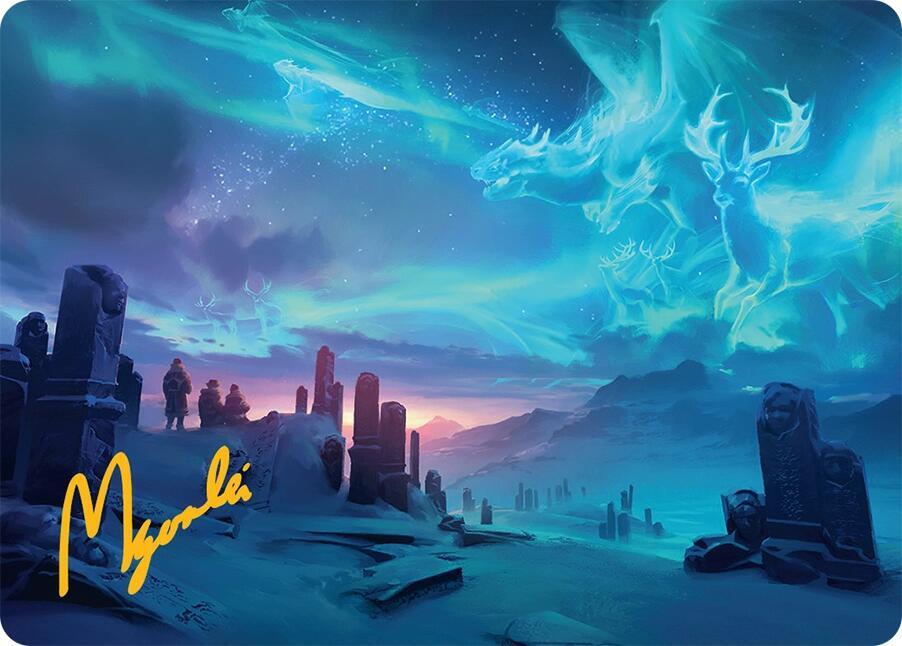 Auroral Procession Art Card (20/54) (Gold-Stamped Signature) card image