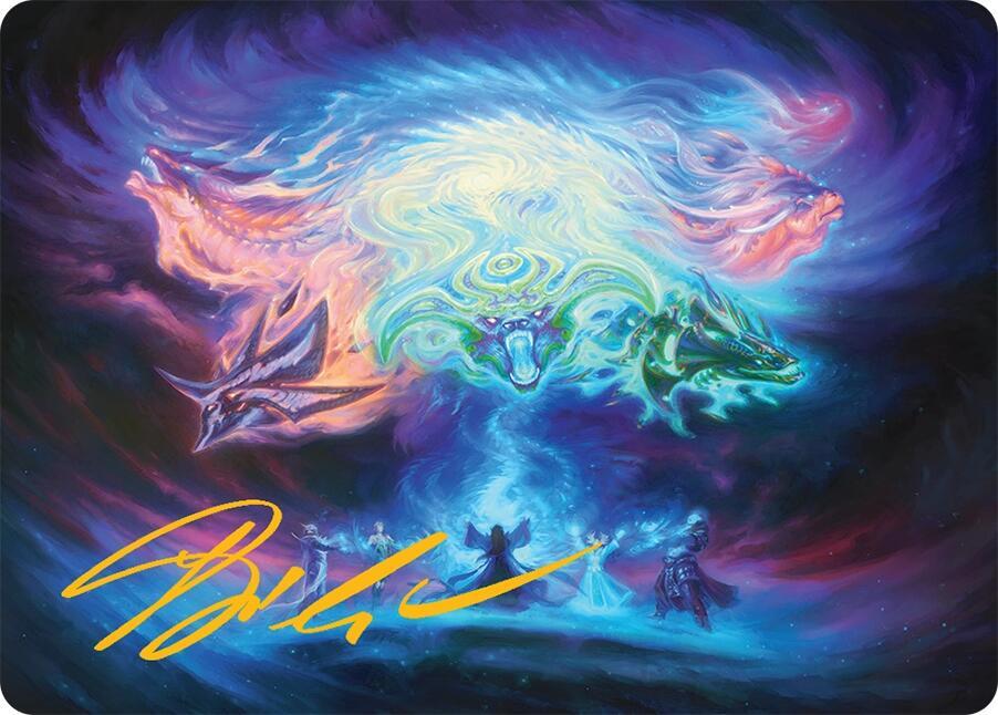 Call the Spirit Dragons Art Card (21/54) (Gold-Stamped Signature) card image