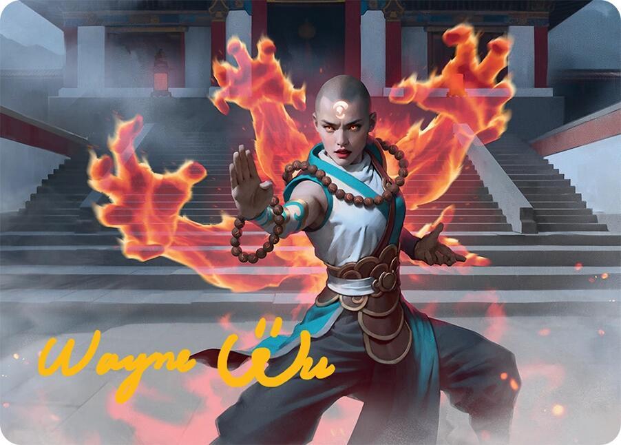 Flamehold Grappler Art Card (24/54) (Gold-Stamped Signature) card image