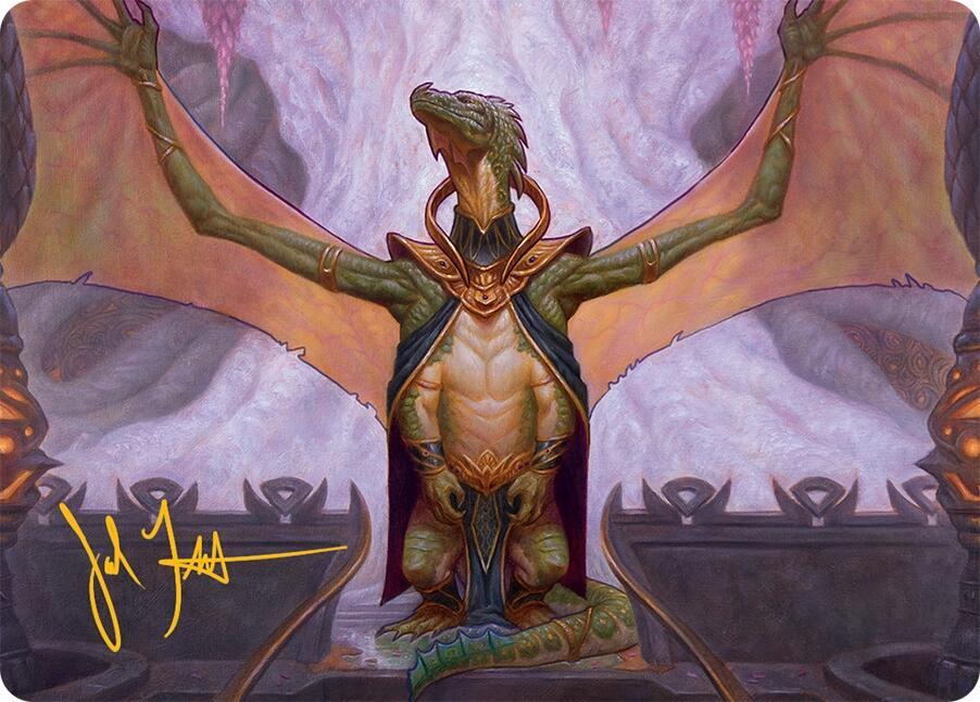 Kheru Goldkeeper Art Card (36/54) (Gold-Stamped Signature) card image