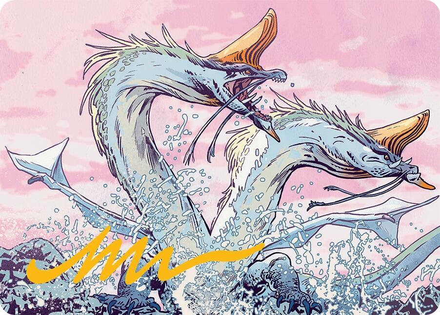 Twinmaw Stormbrood Art Card (39/54) (Gold-Stamped Signature) card image