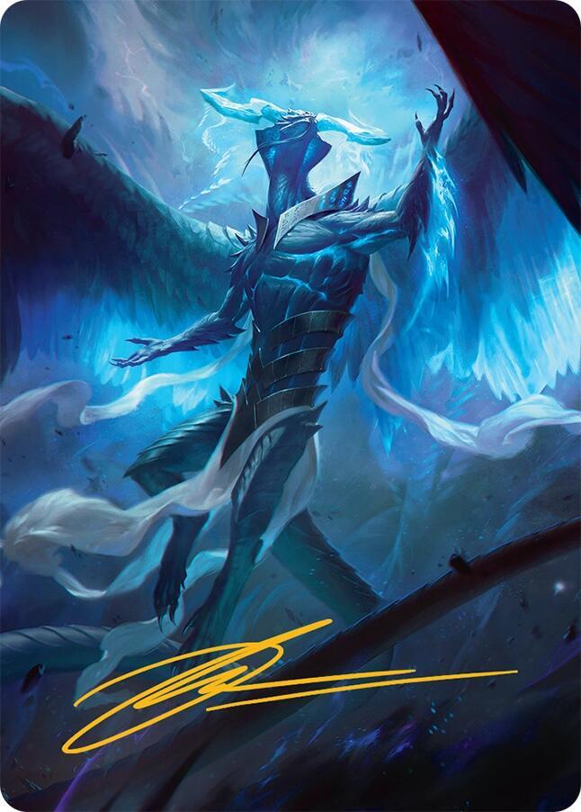 Ugin, Eye of the Storms Art Card (1/54) (Gold-Stamped Signature) card image