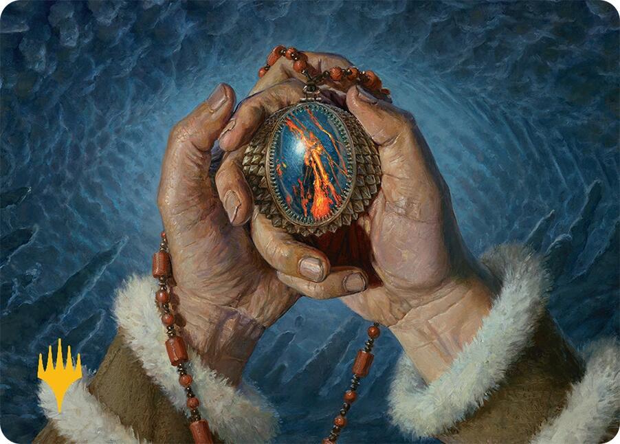 Mox Jasper Art Card (28/54) (Gold-Stamped Planeswalker Symbol) card image