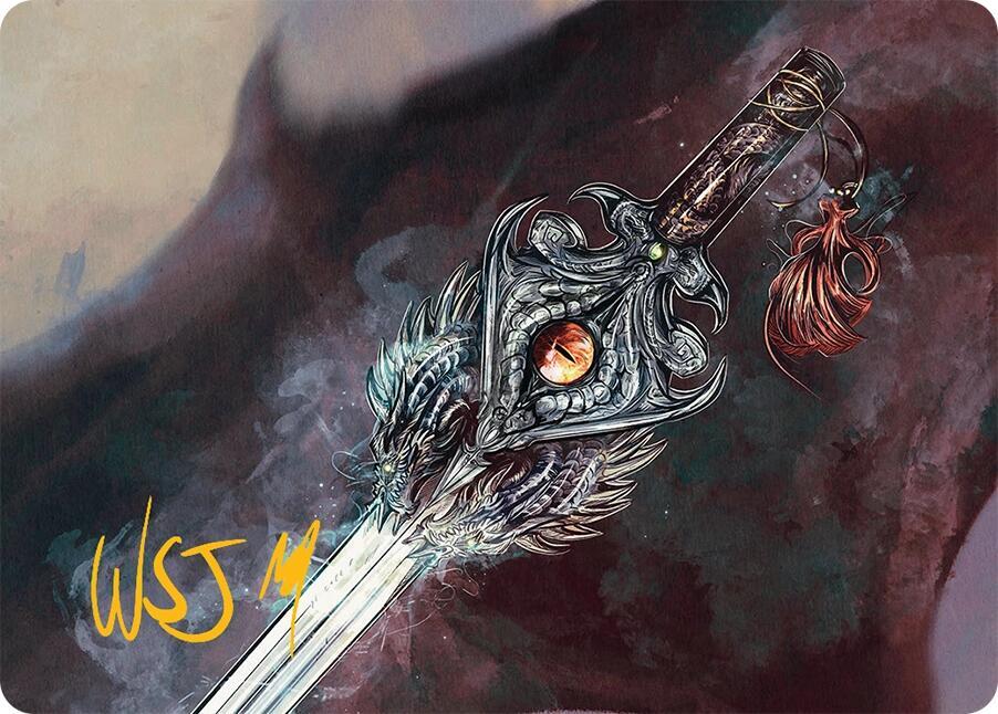 Dragonfire Blade Art Card (40/54) (Gold-Stamped Signature) card image