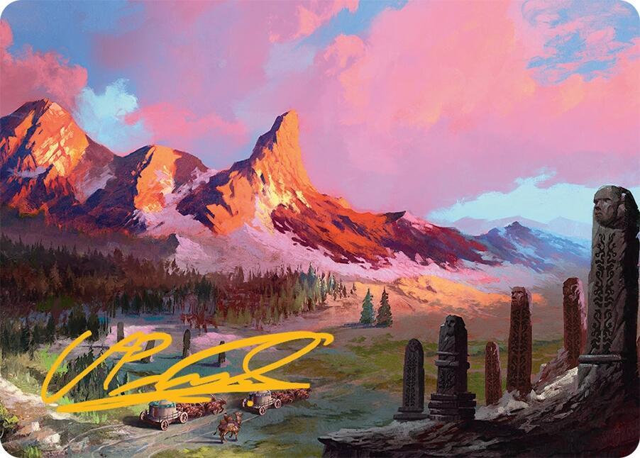 Rugged Highlands Art Card (29/54) (Gold-Stamped Signature) card image