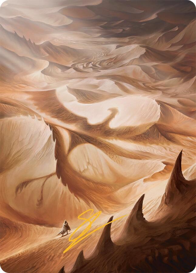 Plains Art Card (30/54) (Gold-Stamped Signature) card image