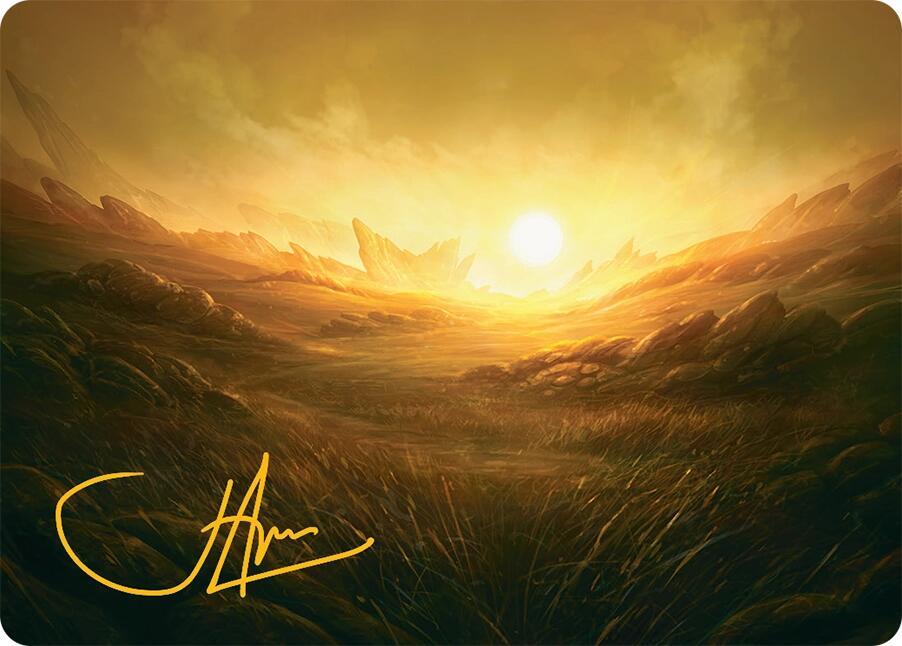 Plains Art Card (31/54) (Gold-Stamped Signature) card image