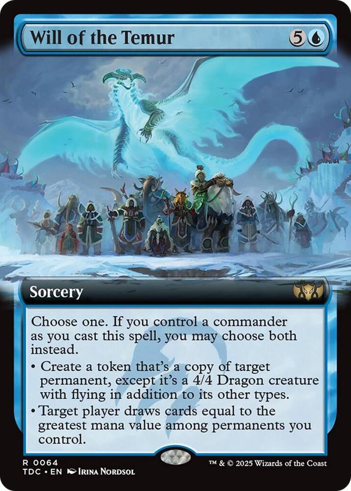 Will of the Temur (Extended Art) card image
