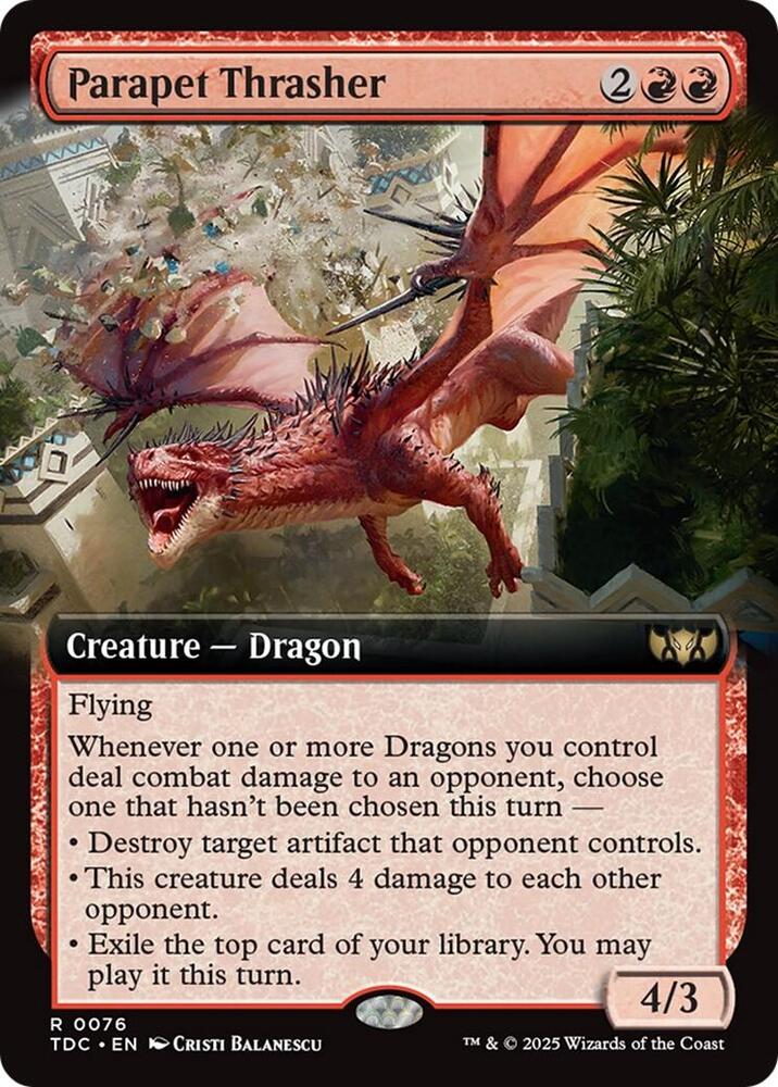 Parapet Thrasher (Extended Art) card image