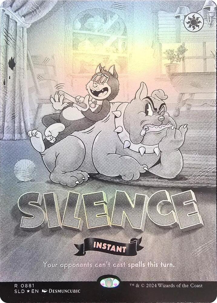 Silence (0881) (Black & White Foil) card image