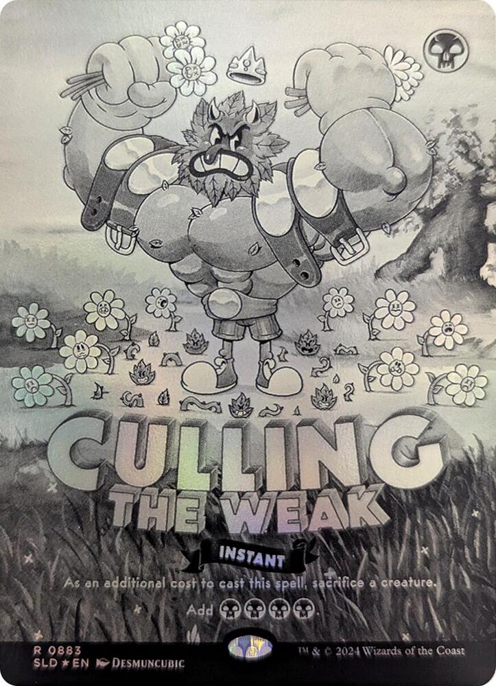 Culling the Weak (Black & White Foil) card image