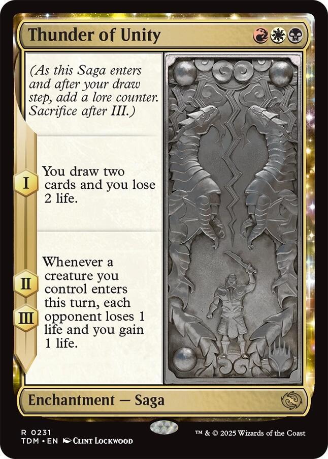 Thunder of Unity card image