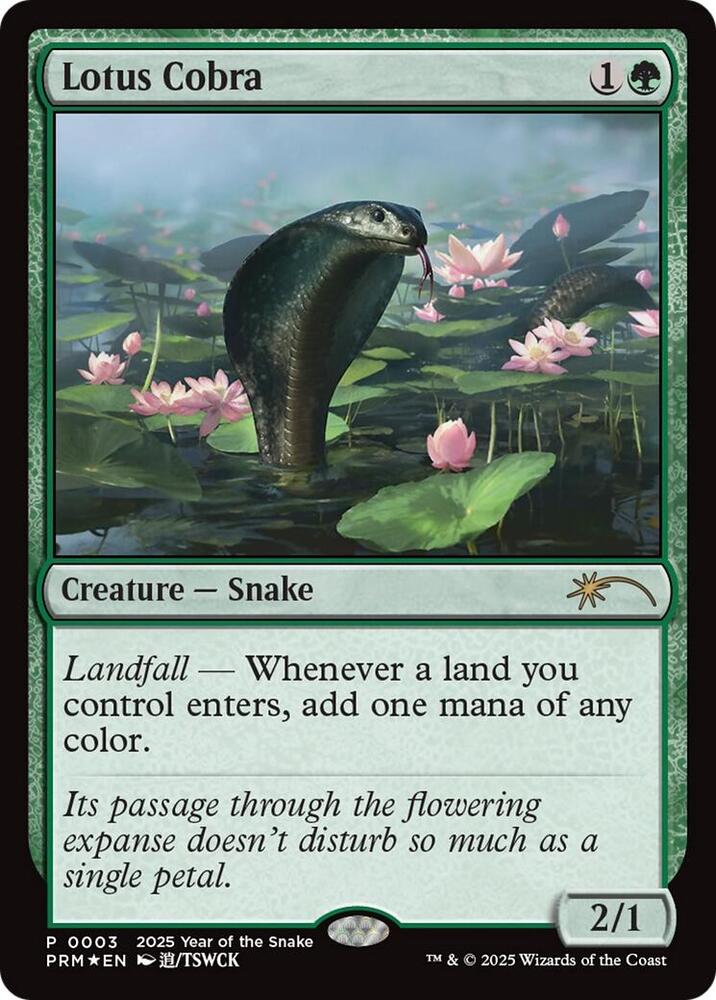 Lotus Cobra (Year of the Snake 2025) card image