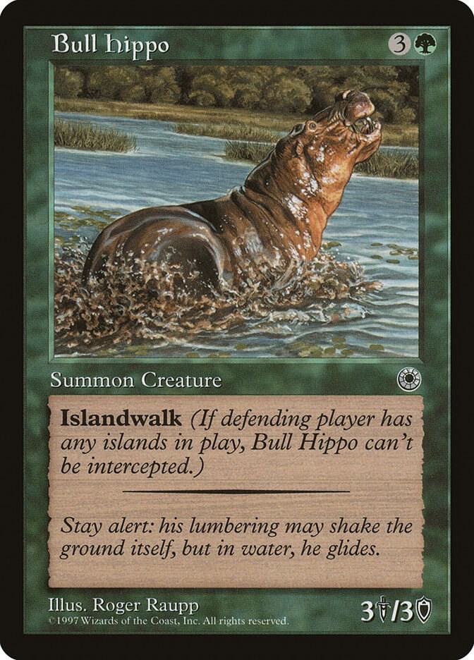 Bull Hippo (Flavor Text) card image