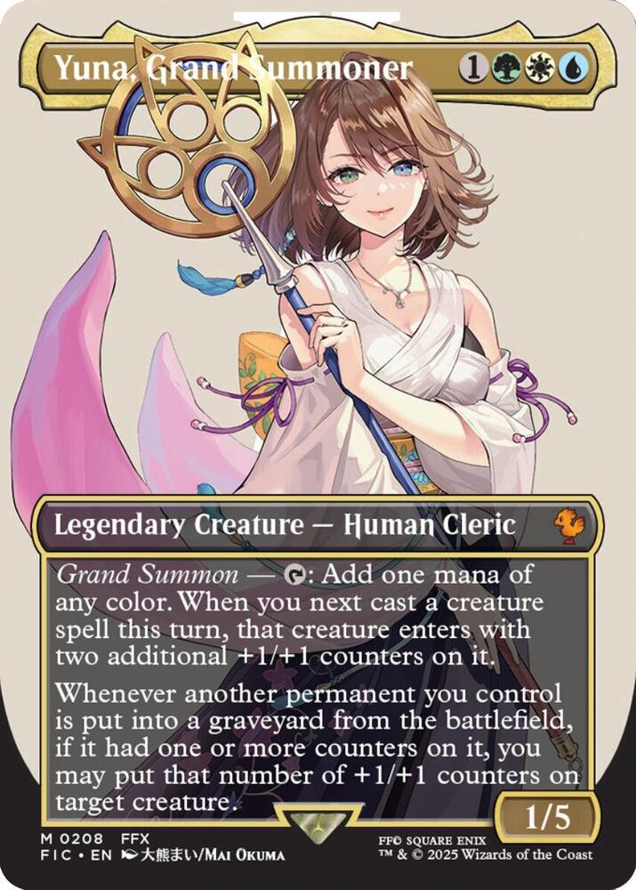 Yuna, Grand Summoner (Borderless) card image