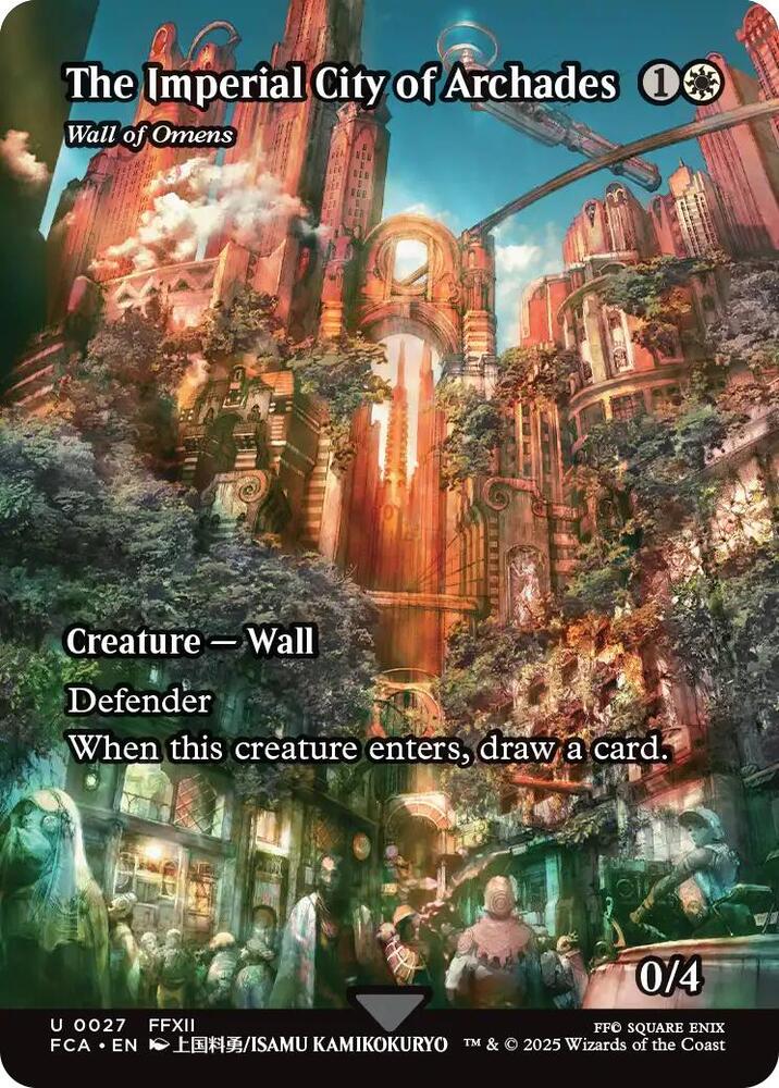 The Imperial City of Archades - Wall of Omens (Showcase) card image