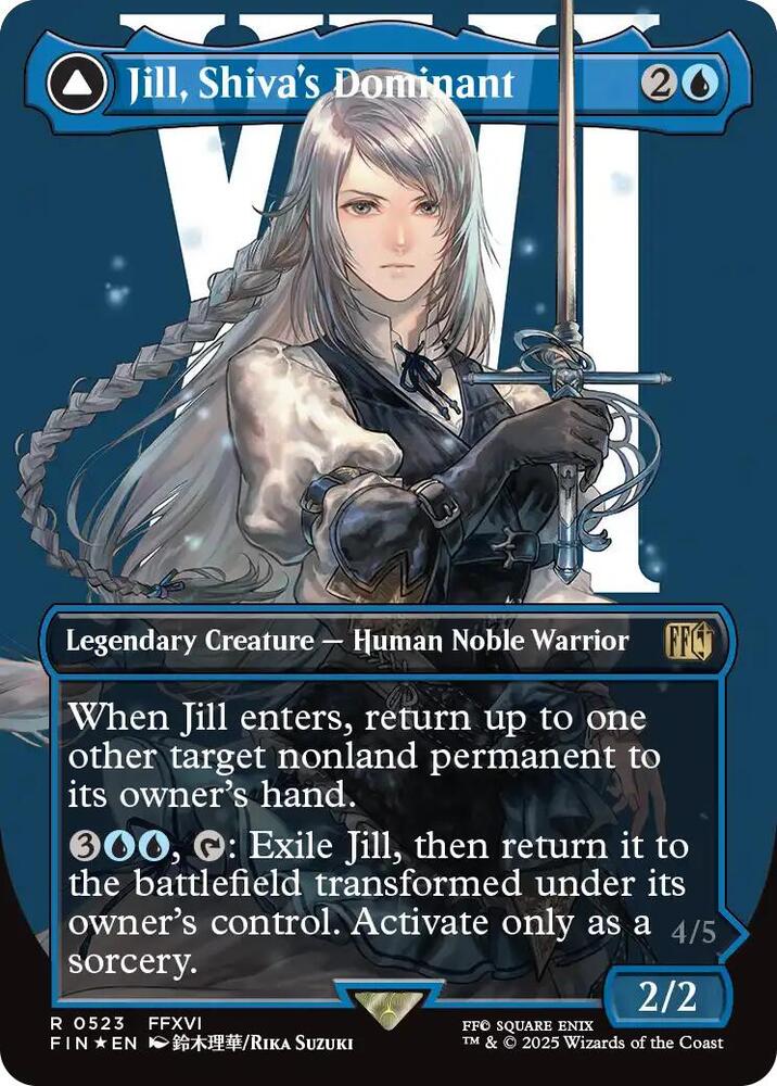 Jill, Shiva's Dominant (Borderless) (Surge Foil) card image
