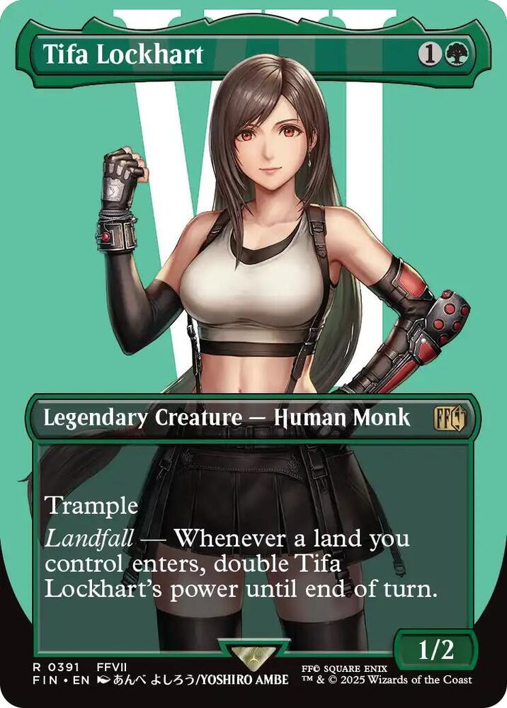 Tifa Lockhart (Borderless) card image