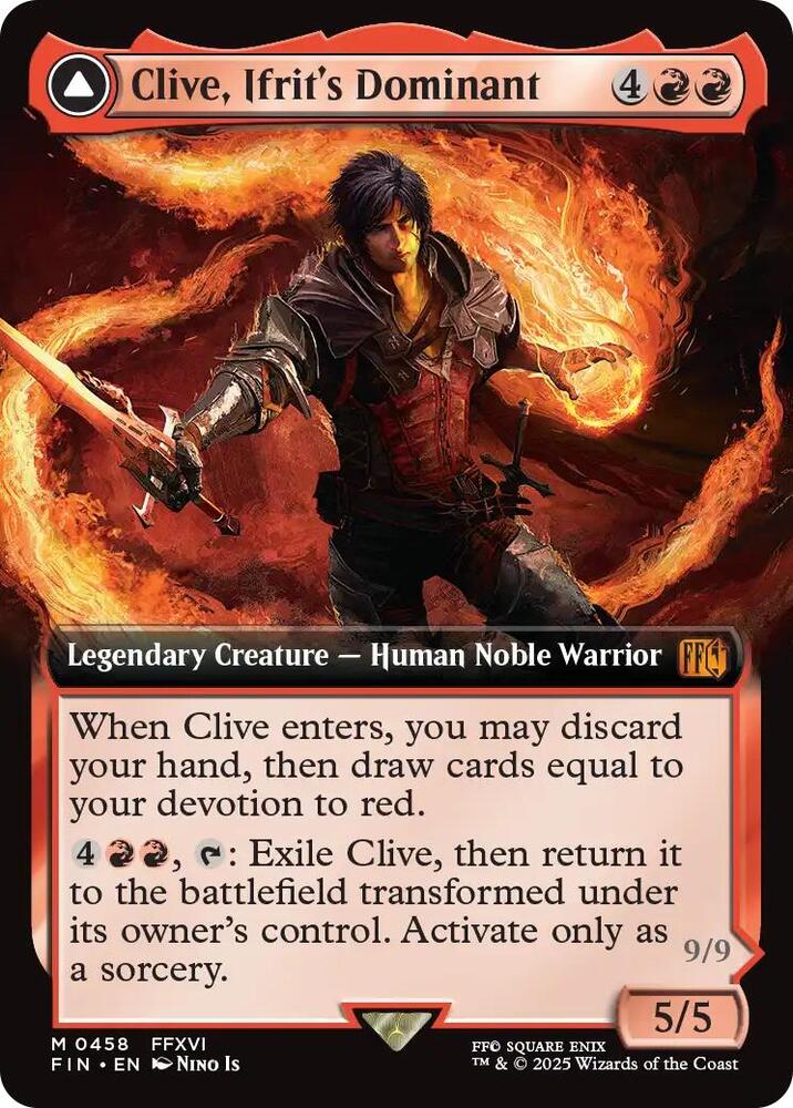 Clive, Ifrit's Dominant (Extended Art) card image