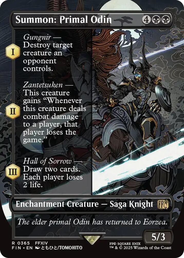 Summon: Primal Odin (Borderless) card image