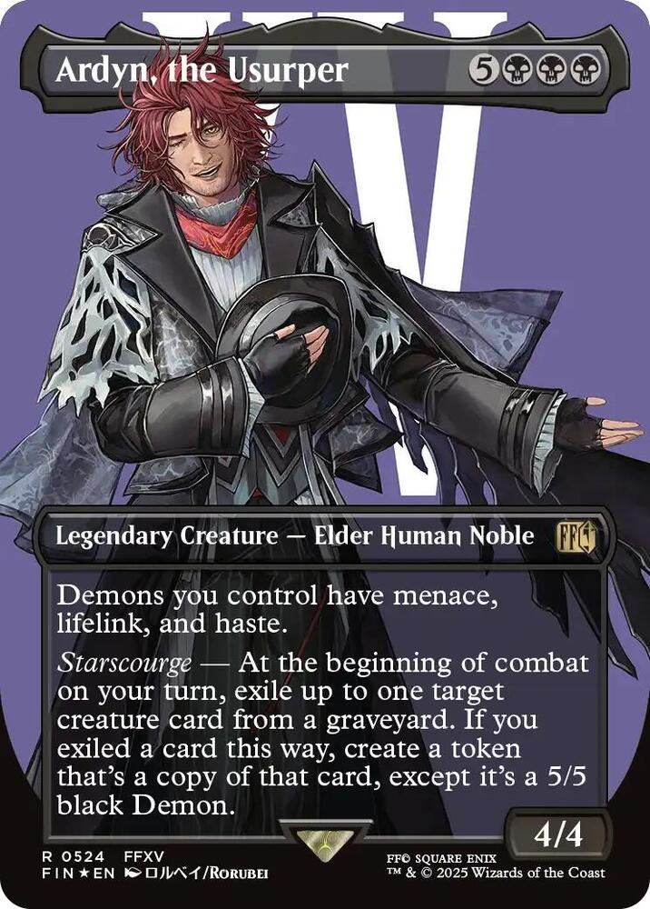 Ardyn, the Usurper (0524) (Borderless) (Surge Foil) card image