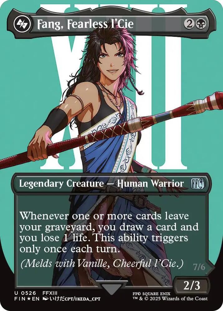 Fang, Fearless l'Cie (Borderless) (Surge Foil) card image
