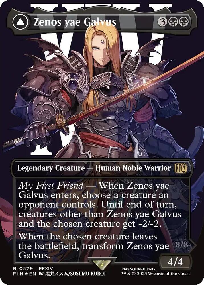 Zenos yae Galvus (Borderless) (Surge Foil) card image
