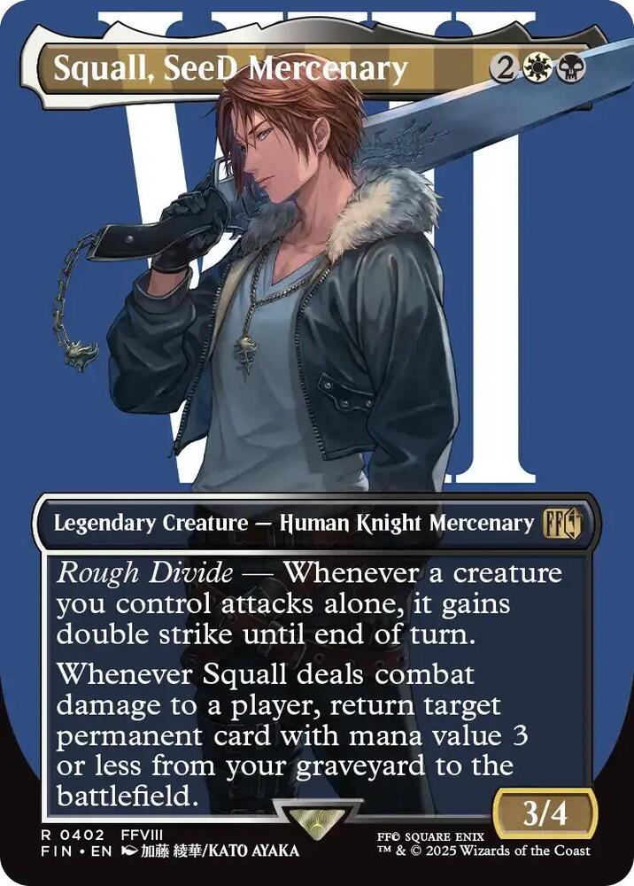 Squall, SeeD Mercenary (Borderless) card image
