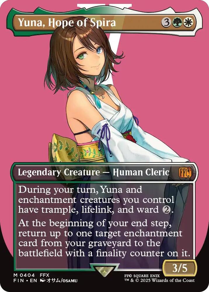 Yuna, Hope of Spira (Borderless) card image