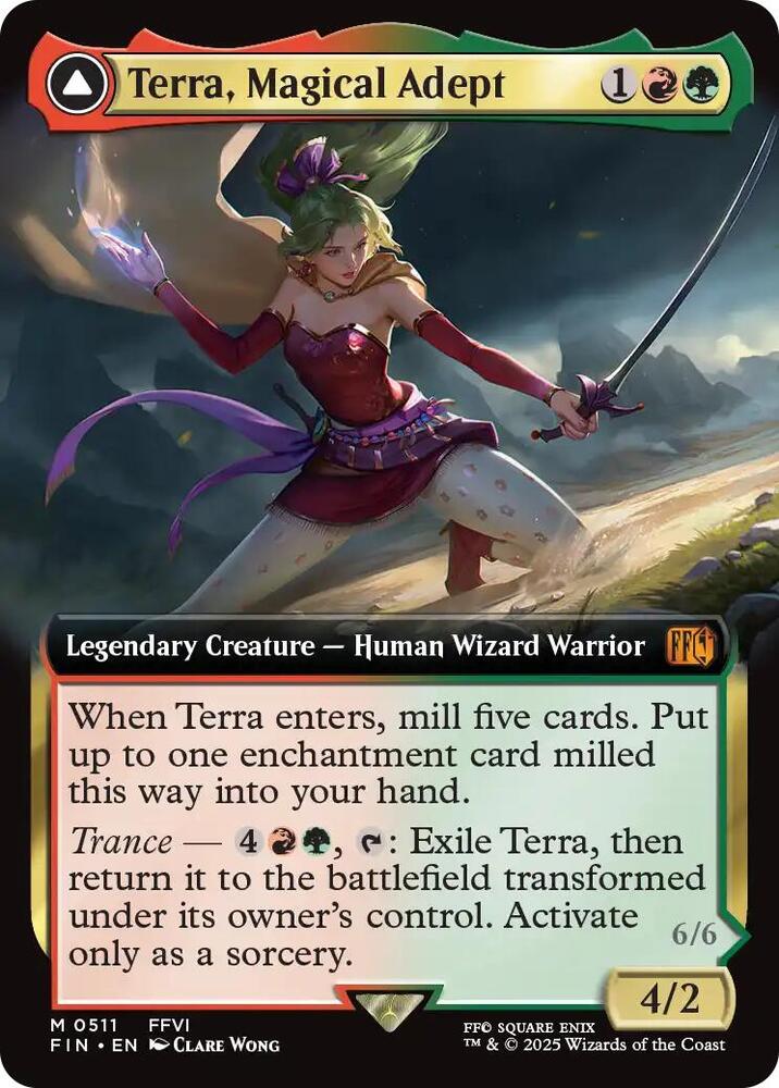 Terra, Magical Adept (Extended Art) card image