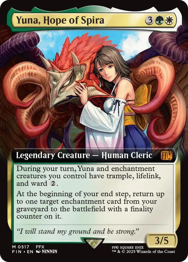Yuna, Hope of Spira (Extended Art) card image