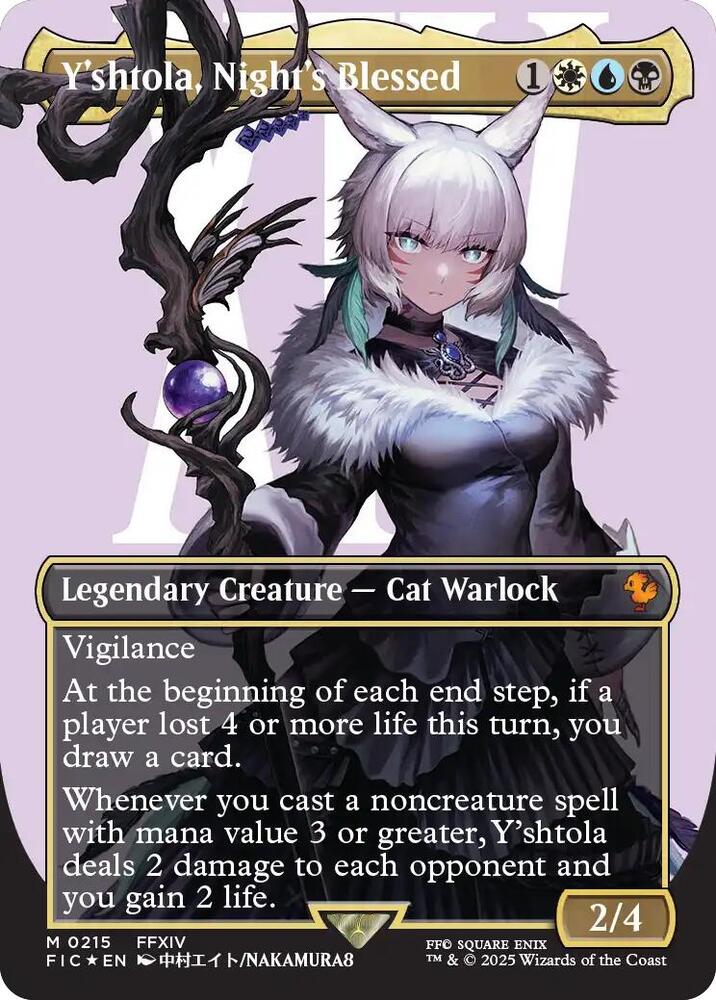 Y'shtola, Night's Blessed (Borderless) (Surge Foil) card image