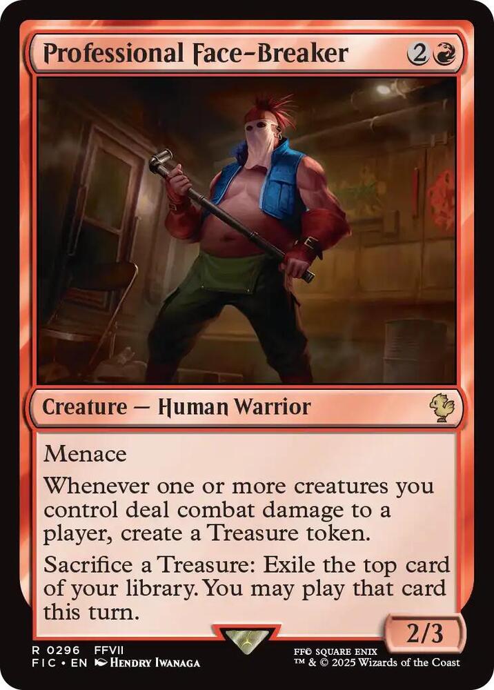 Professional Face-Breaker card image
