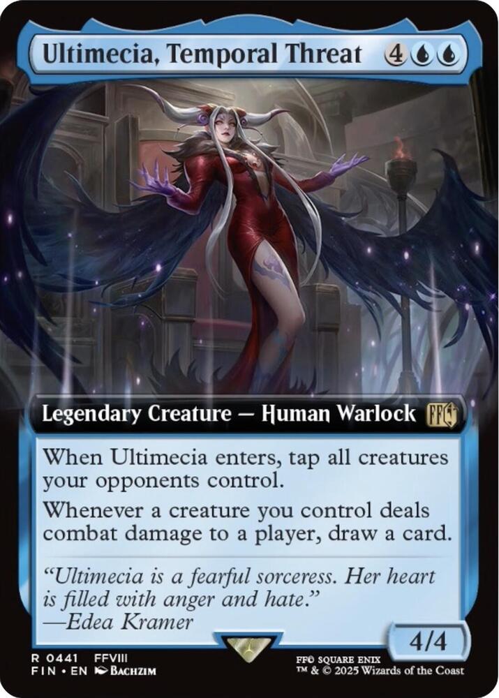 Ultimecia, Temporal Threat (Extended Art) card image