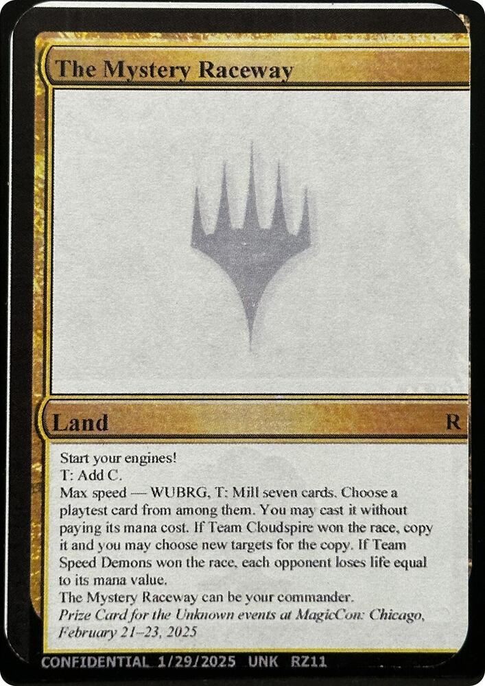 The Mystery Raceway card image