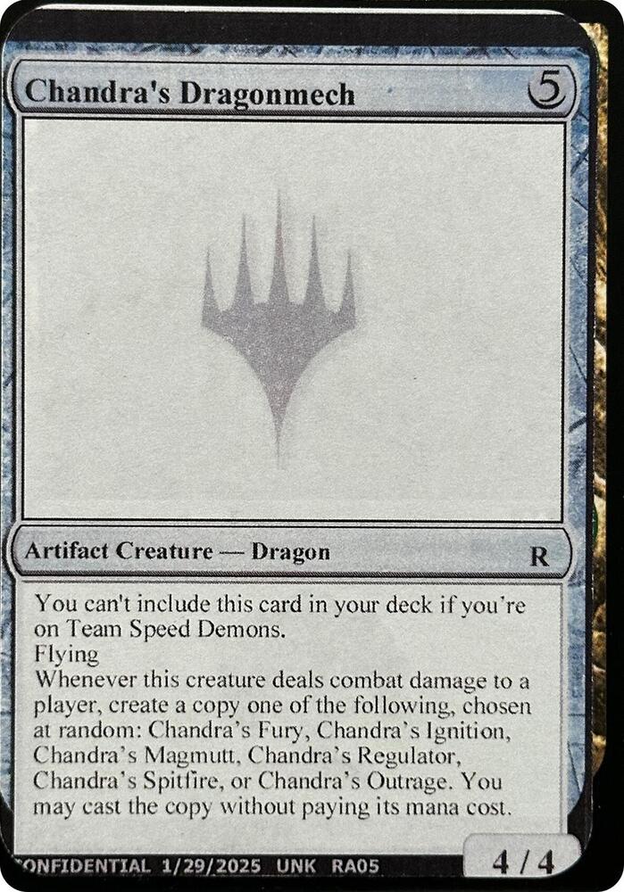 Chandra's Dragonmech card image