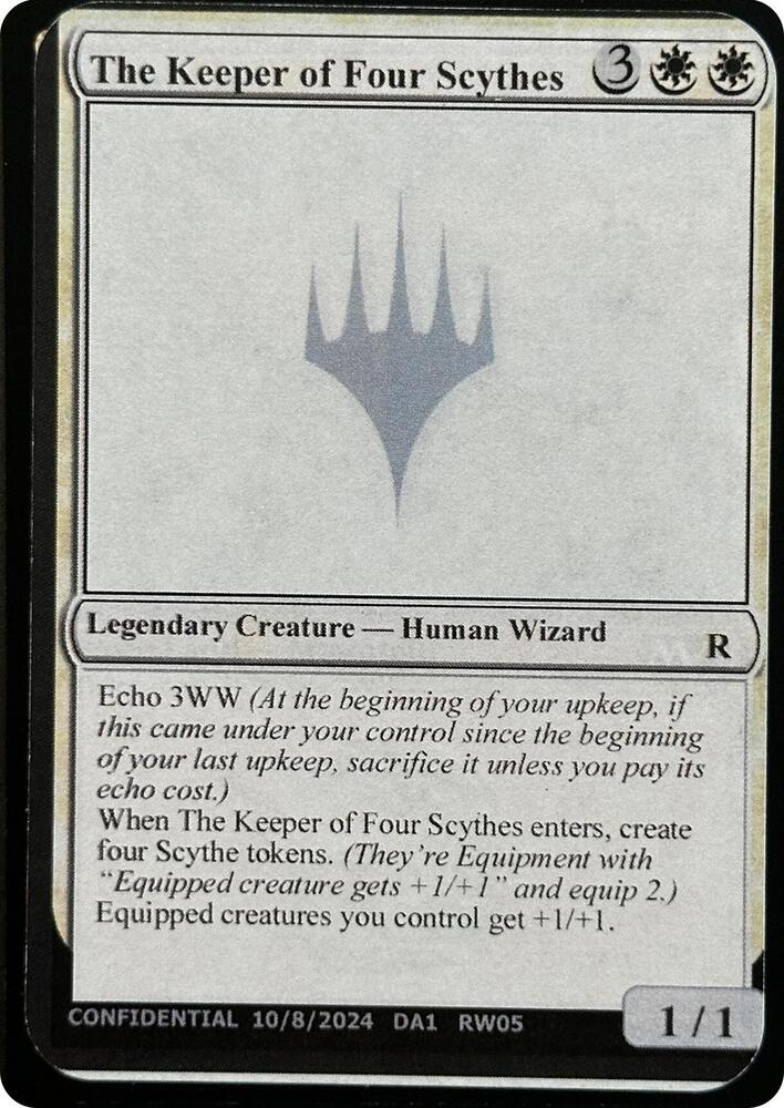 The Keeper of Four Scythes card image