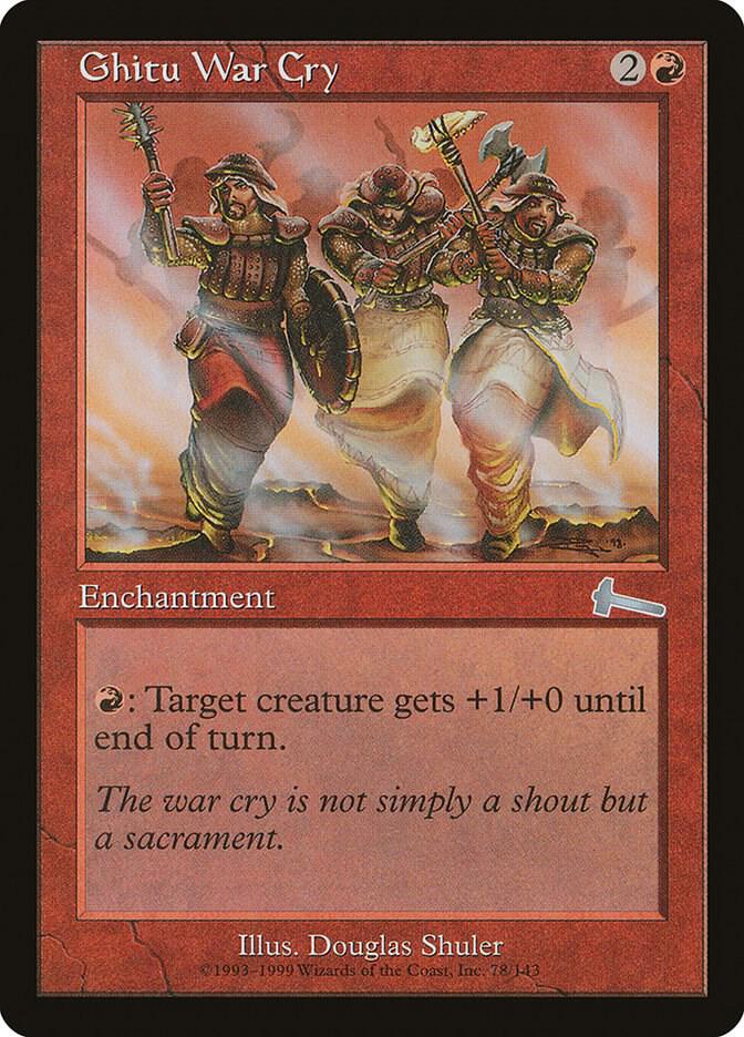 Ghitu War Cry card image