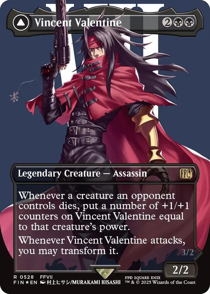 Vincent Valentine (Borderless) (Surge Foil) card image