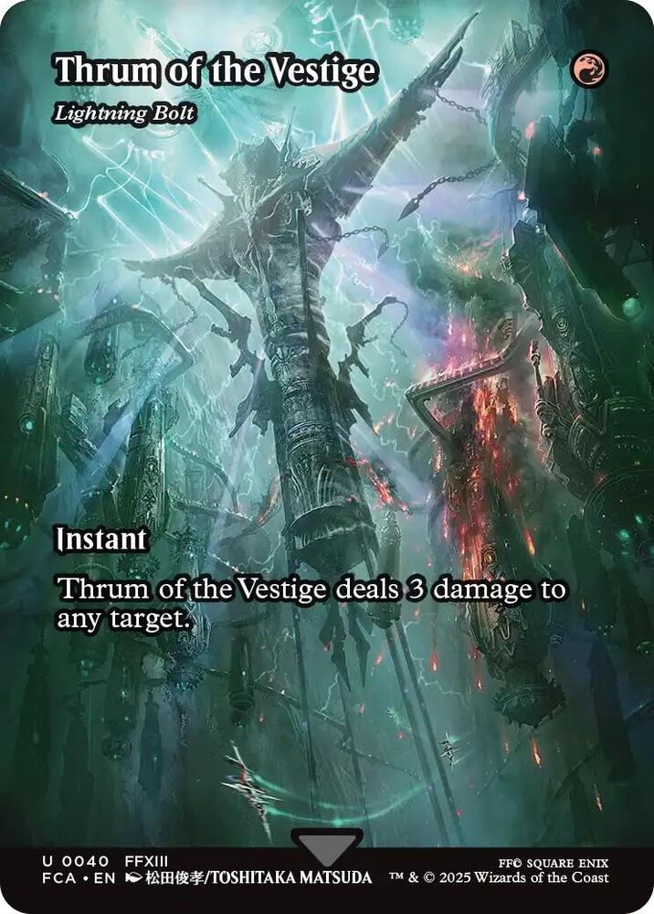Thrum of the Vestige - Lightning Bolt (Showcase) card image