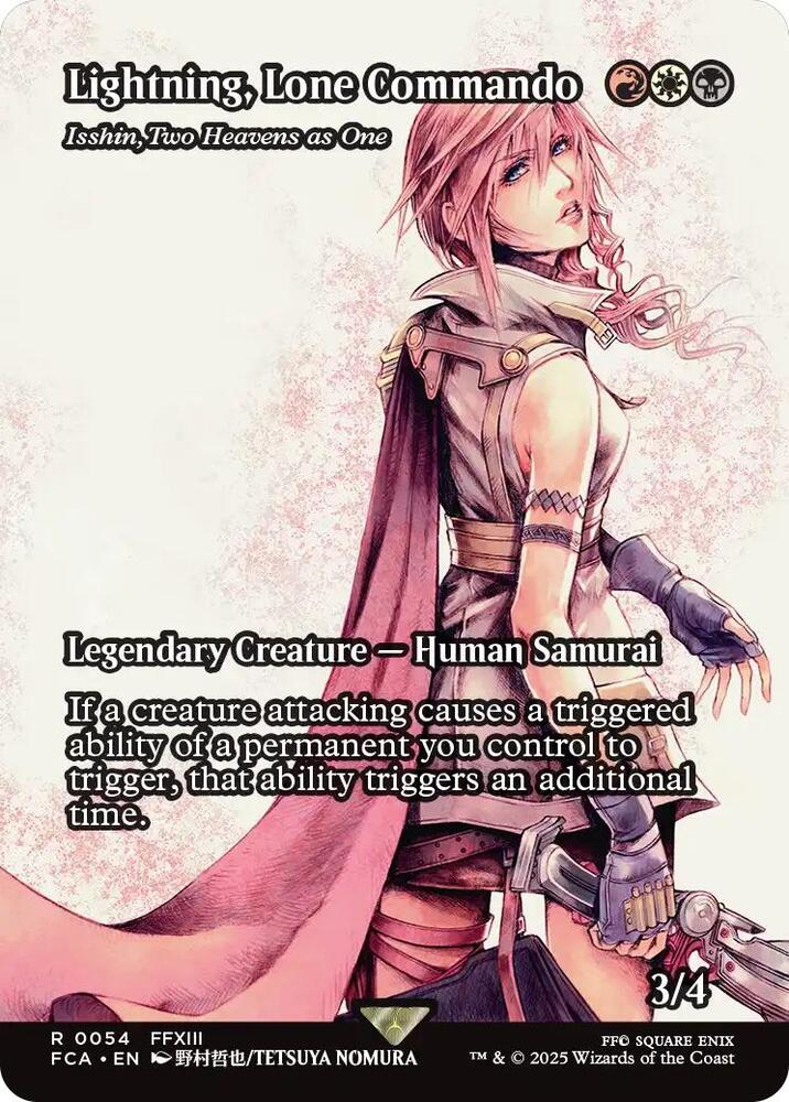 Lightning, Lone Commando - Isshin, Two Heavens as One (Showcase) card image