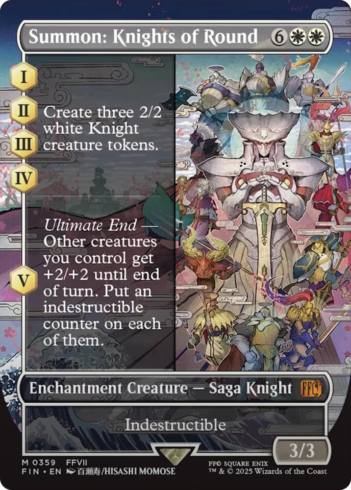 Summon: Knights of Round (Borderless) card image