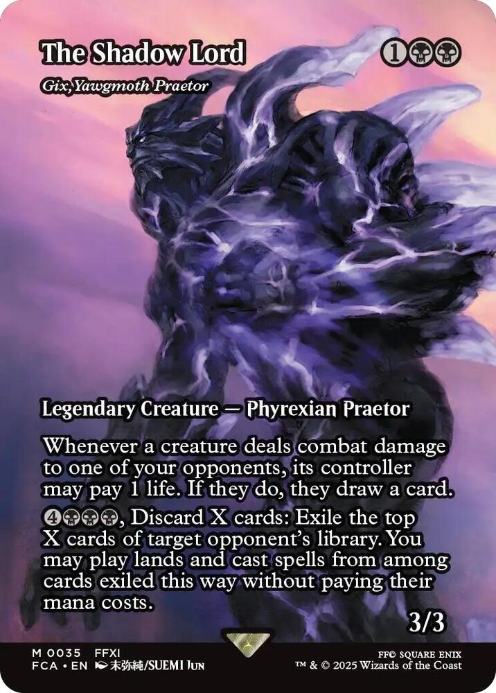 The Shadow Lord - Gix, Yawgmoth Praetor (Showcase) card image