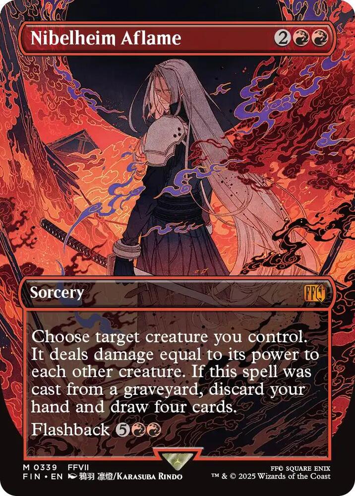 Nibelheim Aflame (Borderless) card image