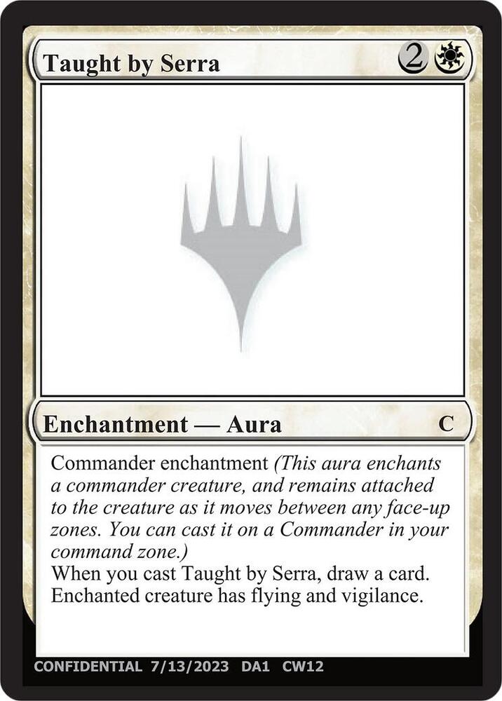Taught by Serra card image