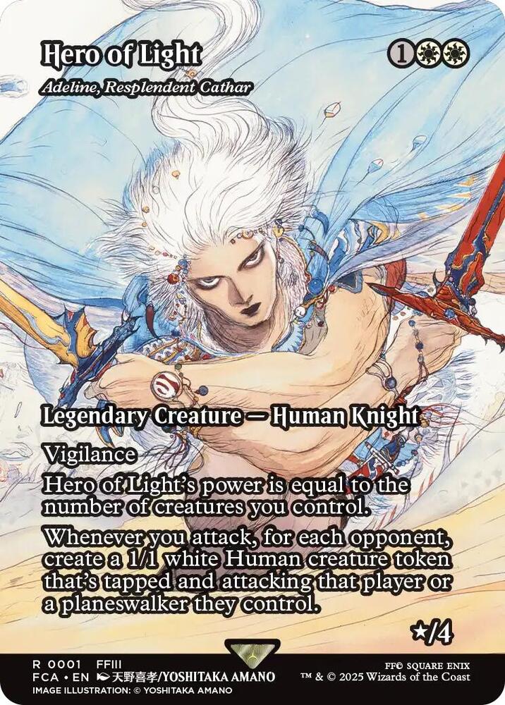 Hero of Light - Adeline, Resplendent Cathar (Showcase) card image