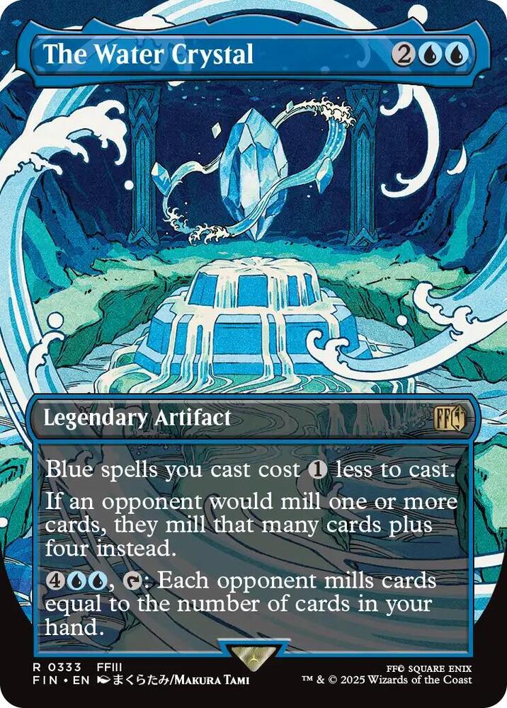 The Water Crystal (Borderless) card image