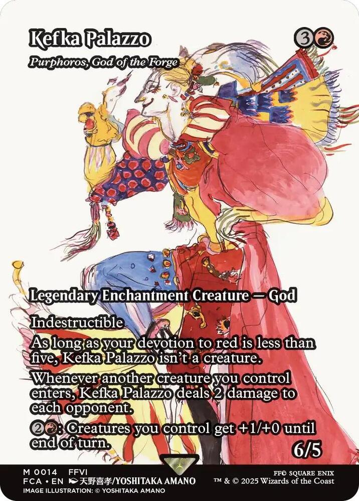 Kefka Palazzo - Purphoros, God of the Forge (Showcase) card image