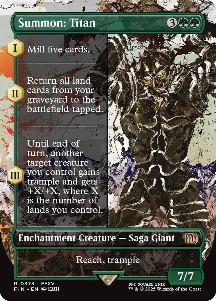 Summon: Titan (Borderless) card image