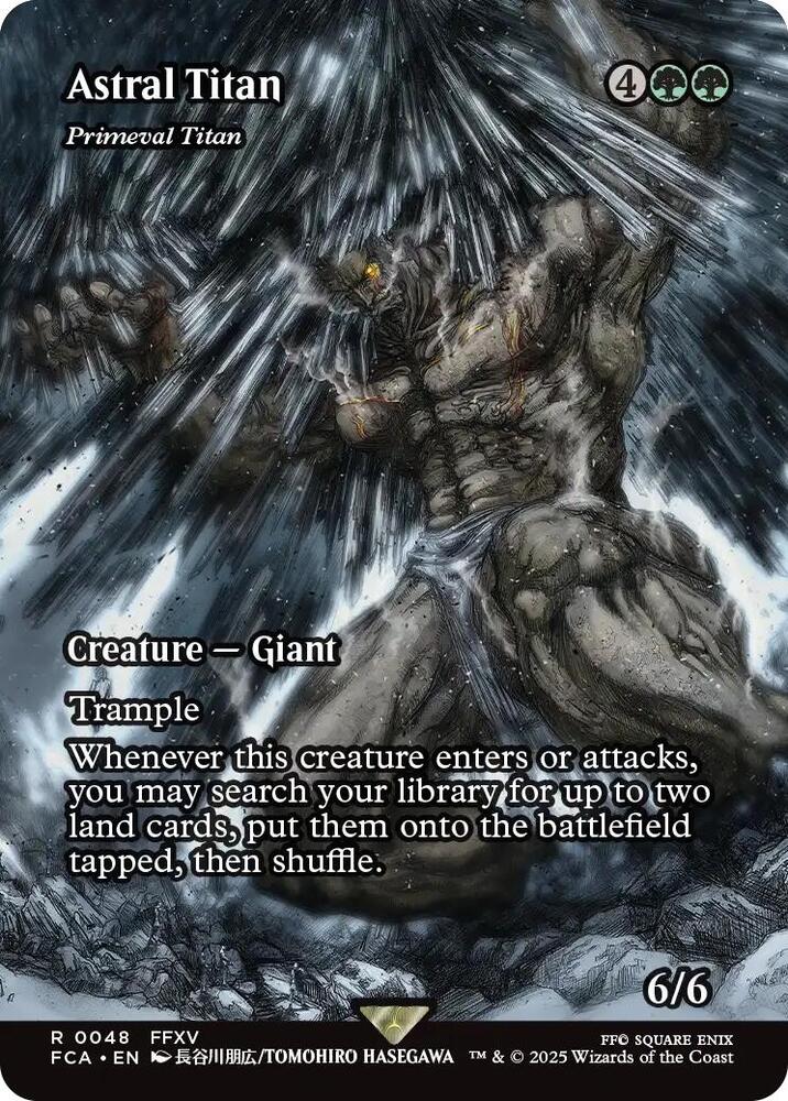 Astral Titan - Primeval Titan (Showcase) card image